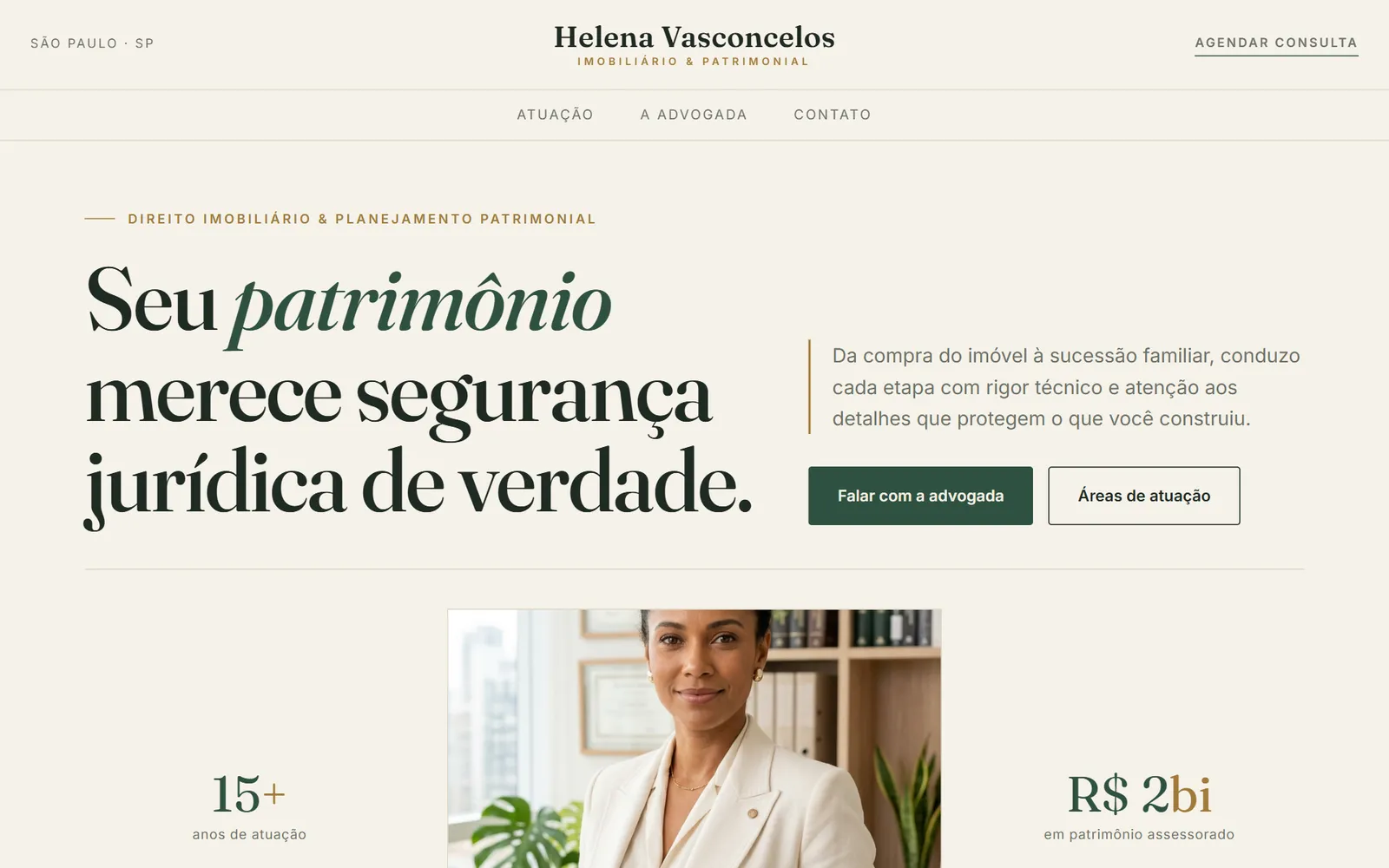 Helena Vasconcelos — Imobiliário e Patrimonial