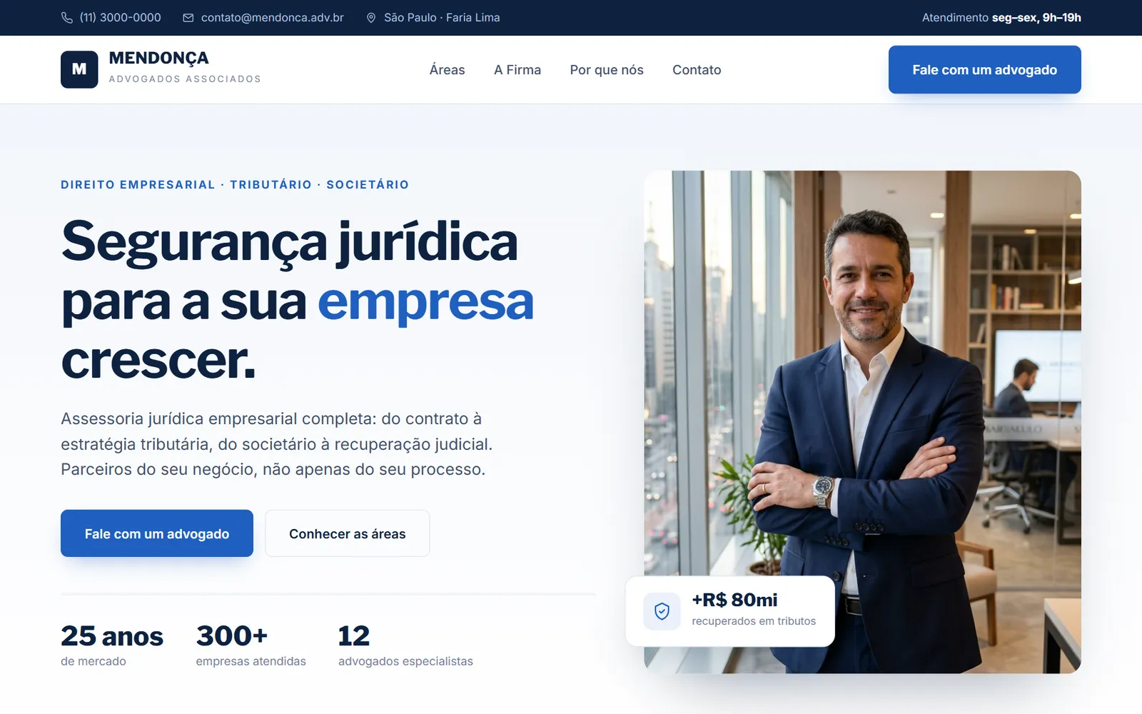 Mendonça Advogados — Empresarial